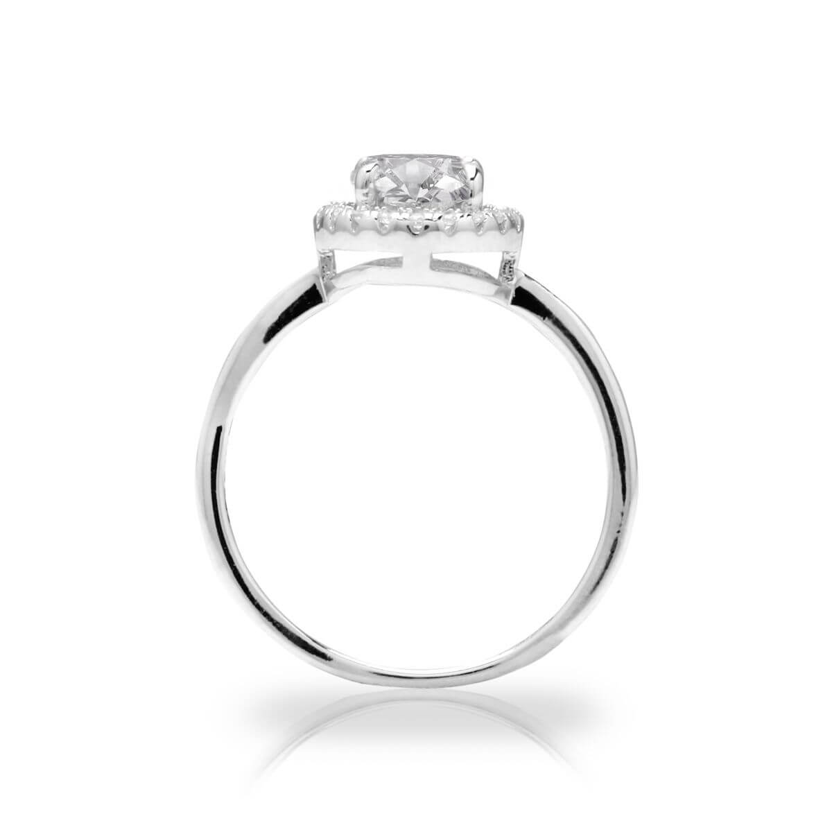 Beautiful Proposal Silver Studded Ring