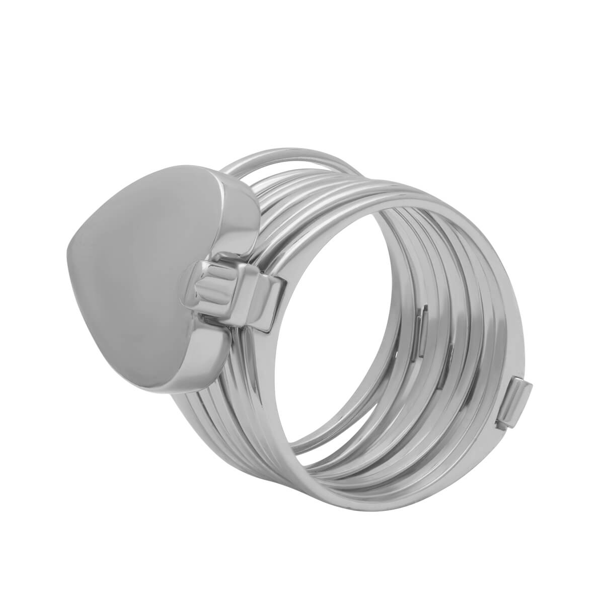 Dual Wear Diamond Ring In Silver