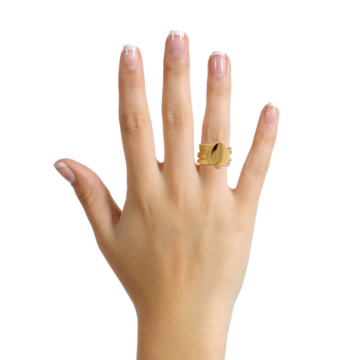 Dual Wear Yellow Gold Ring