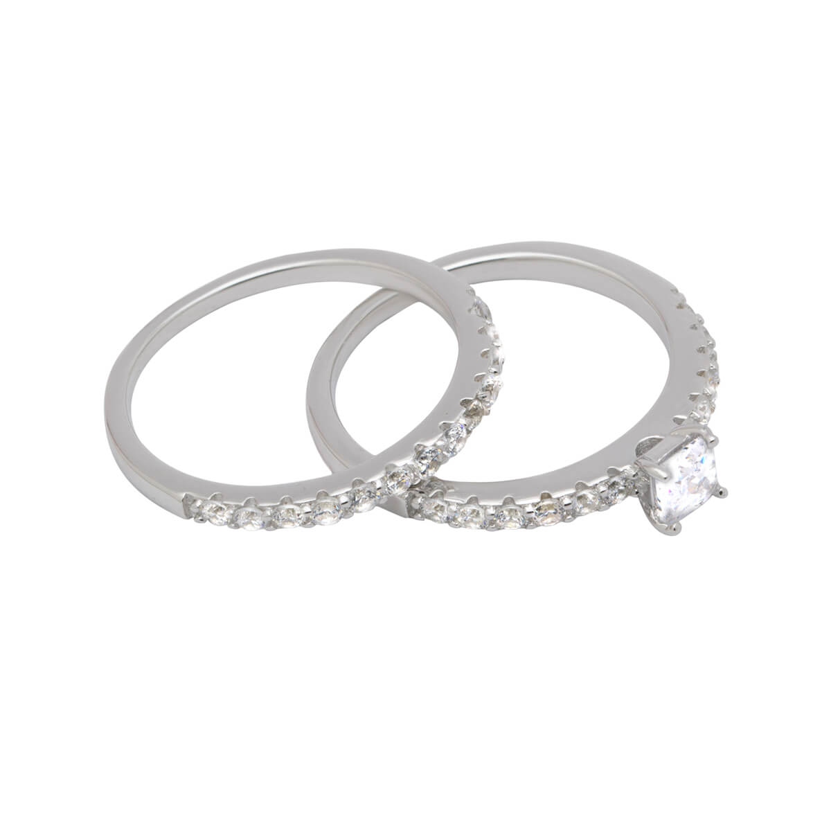 Amour Silver Studded Ring