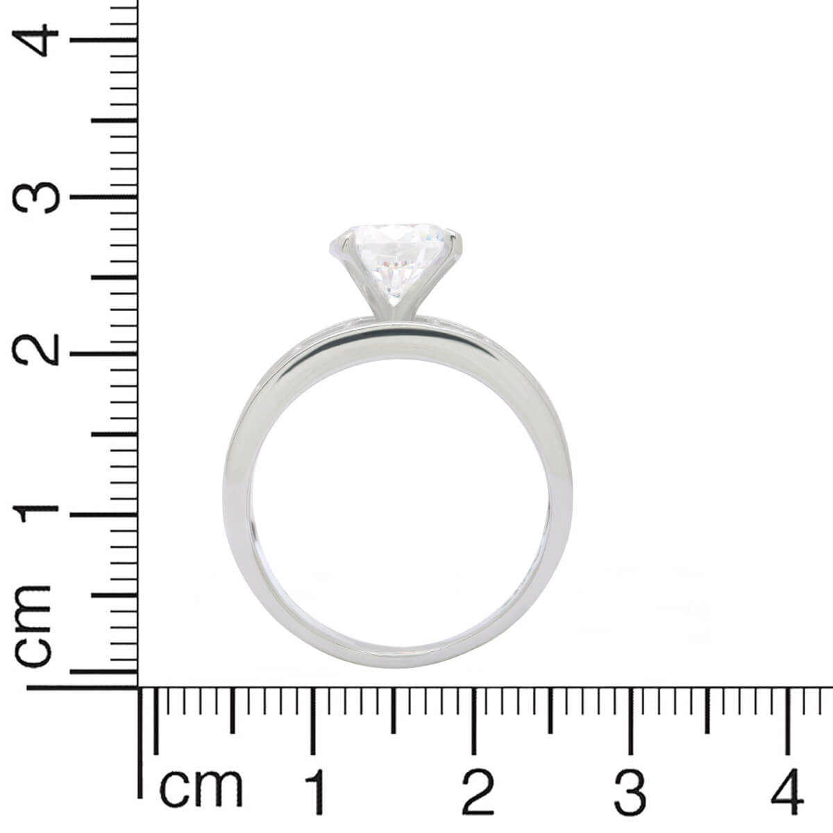 Impressive Solitaire Silver Ring