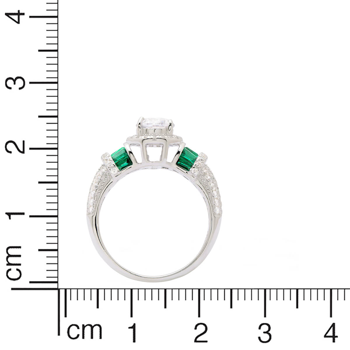 Glorious Silver Solitaire Ring