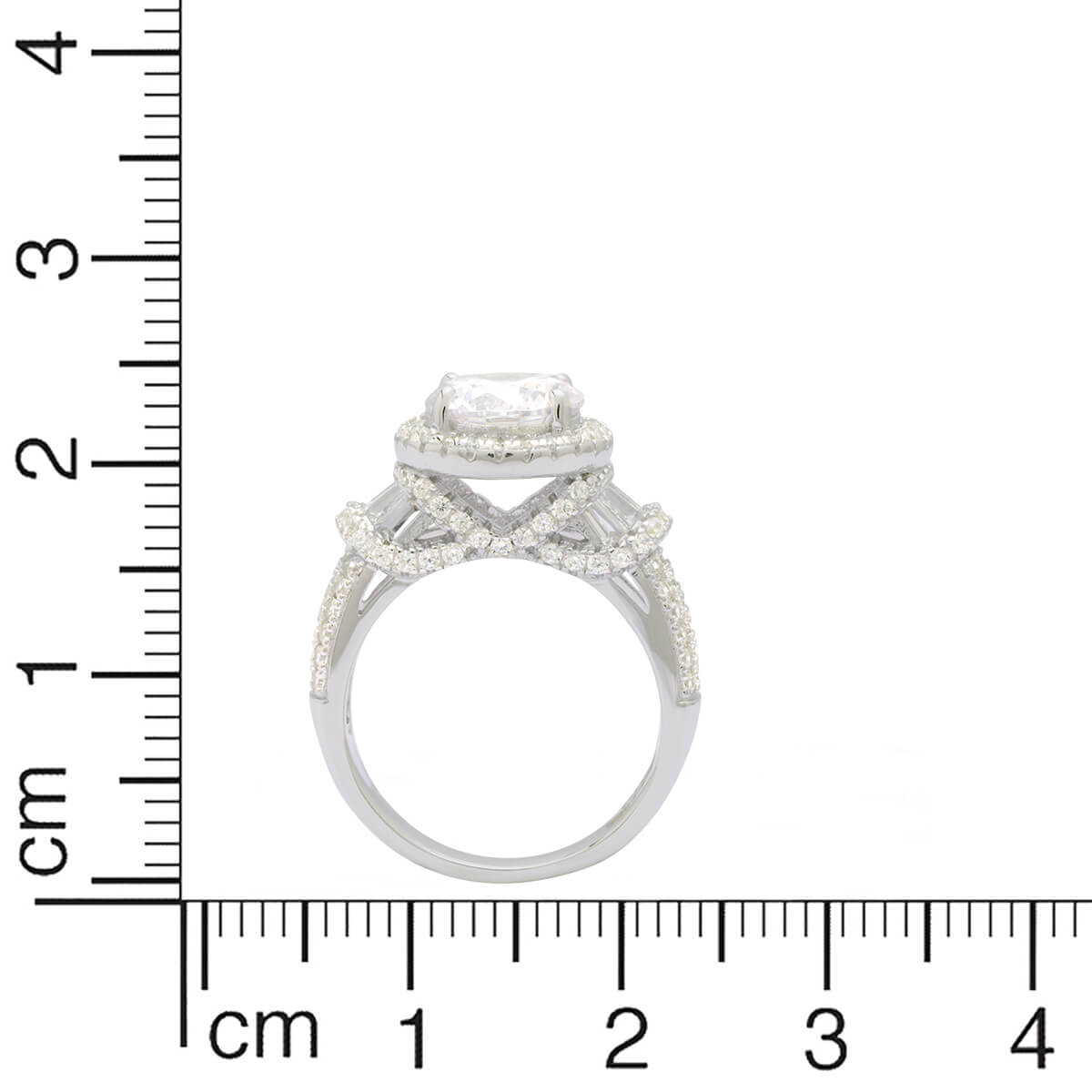 Immense Solitaire Silver Ring